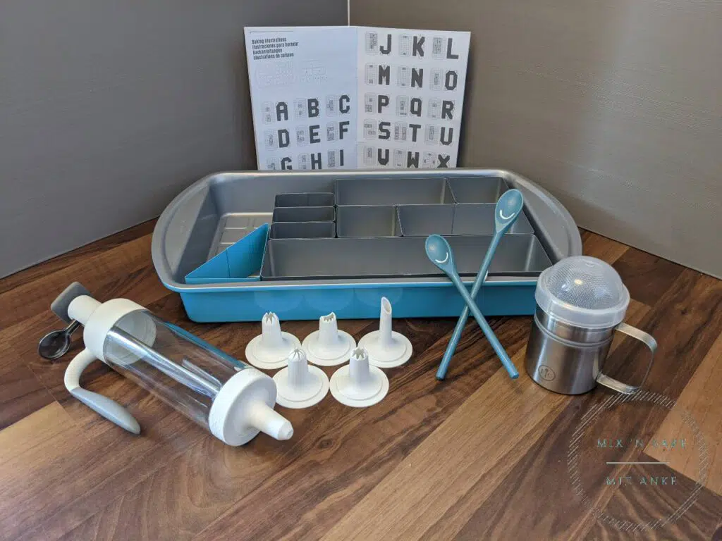 Nummern und Buchstaben Kuchenform Set