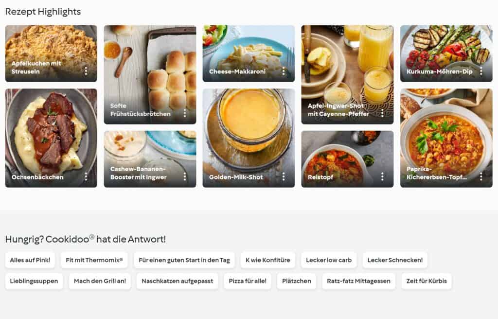 Cookidoo Rezept Highlights