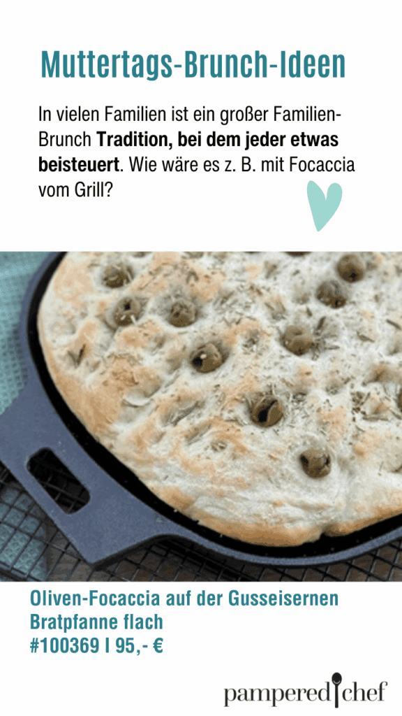 Muttertags-Brunch-Ideen Focaccia