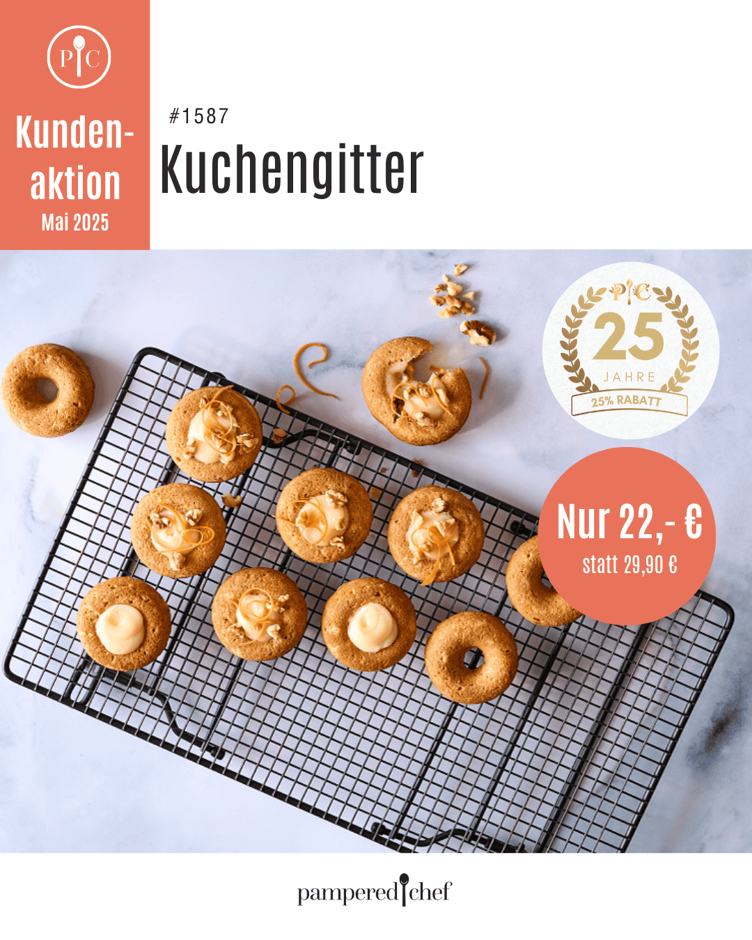 Pampered Chef Angebot Kuchengitter 052025
